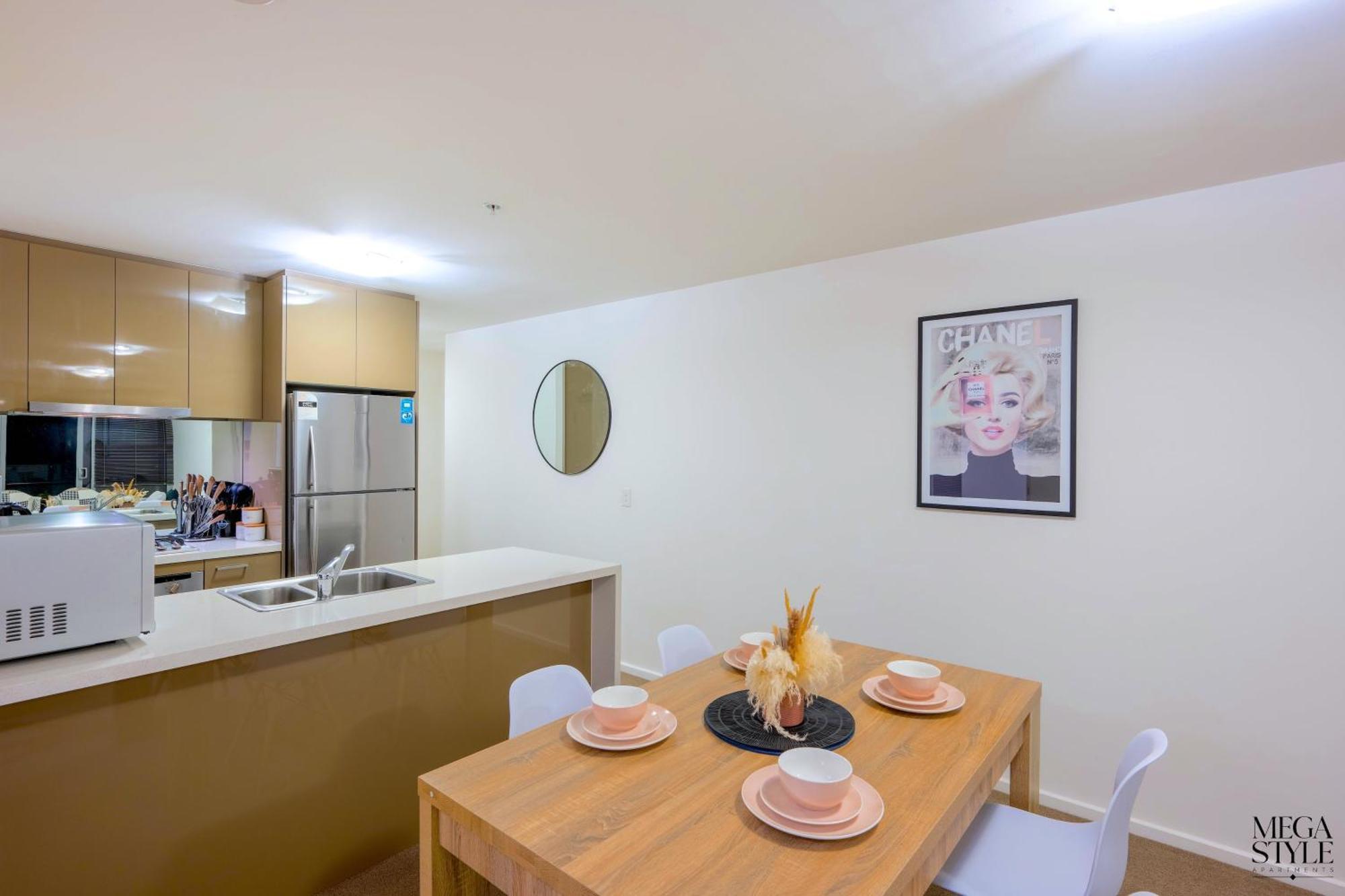 Mega Style Apartments Mainpoint Melbourne Bilik gambar