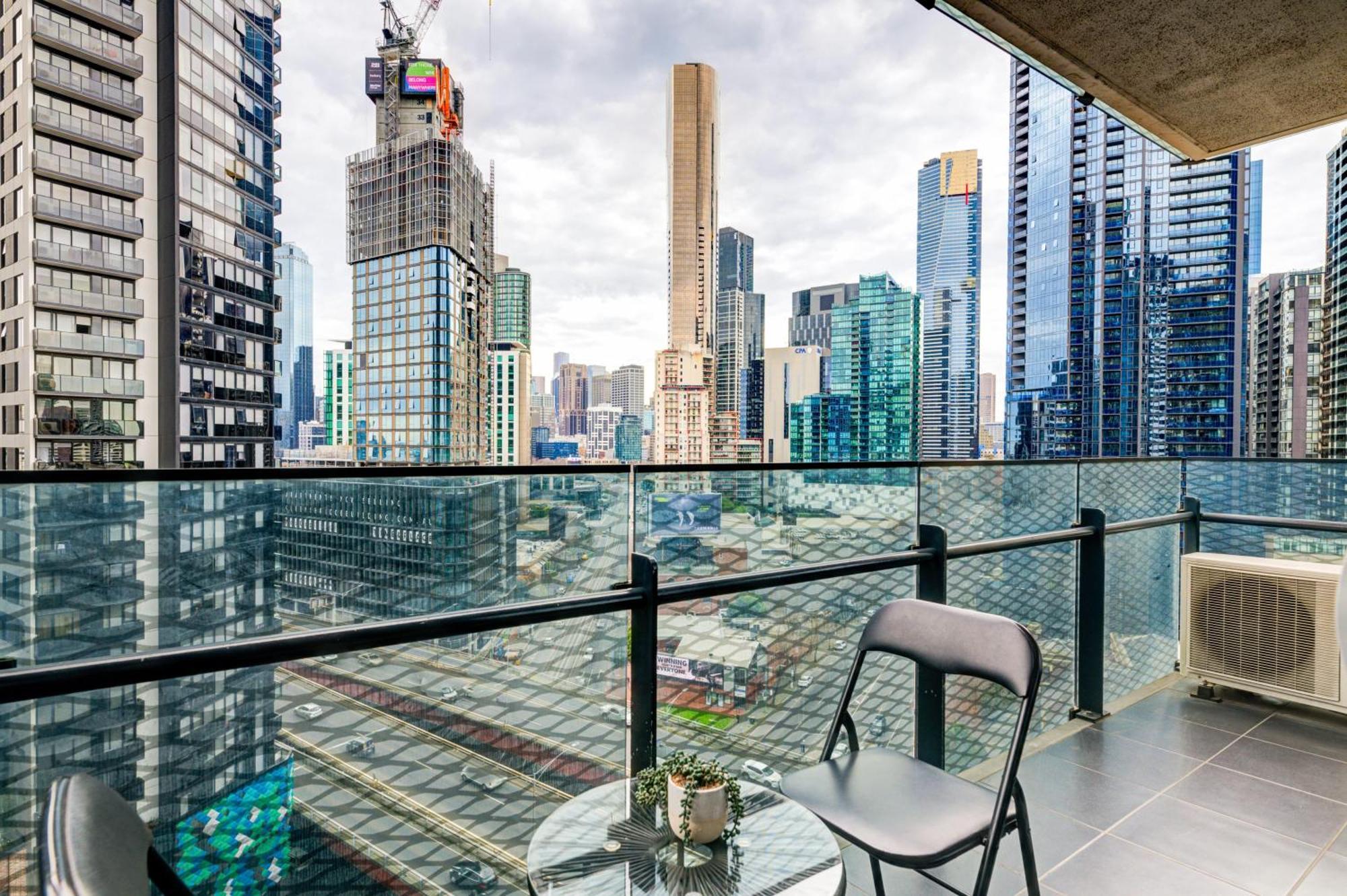 Mega Style Apartments Mainpoint Melbourne Bilik gambar