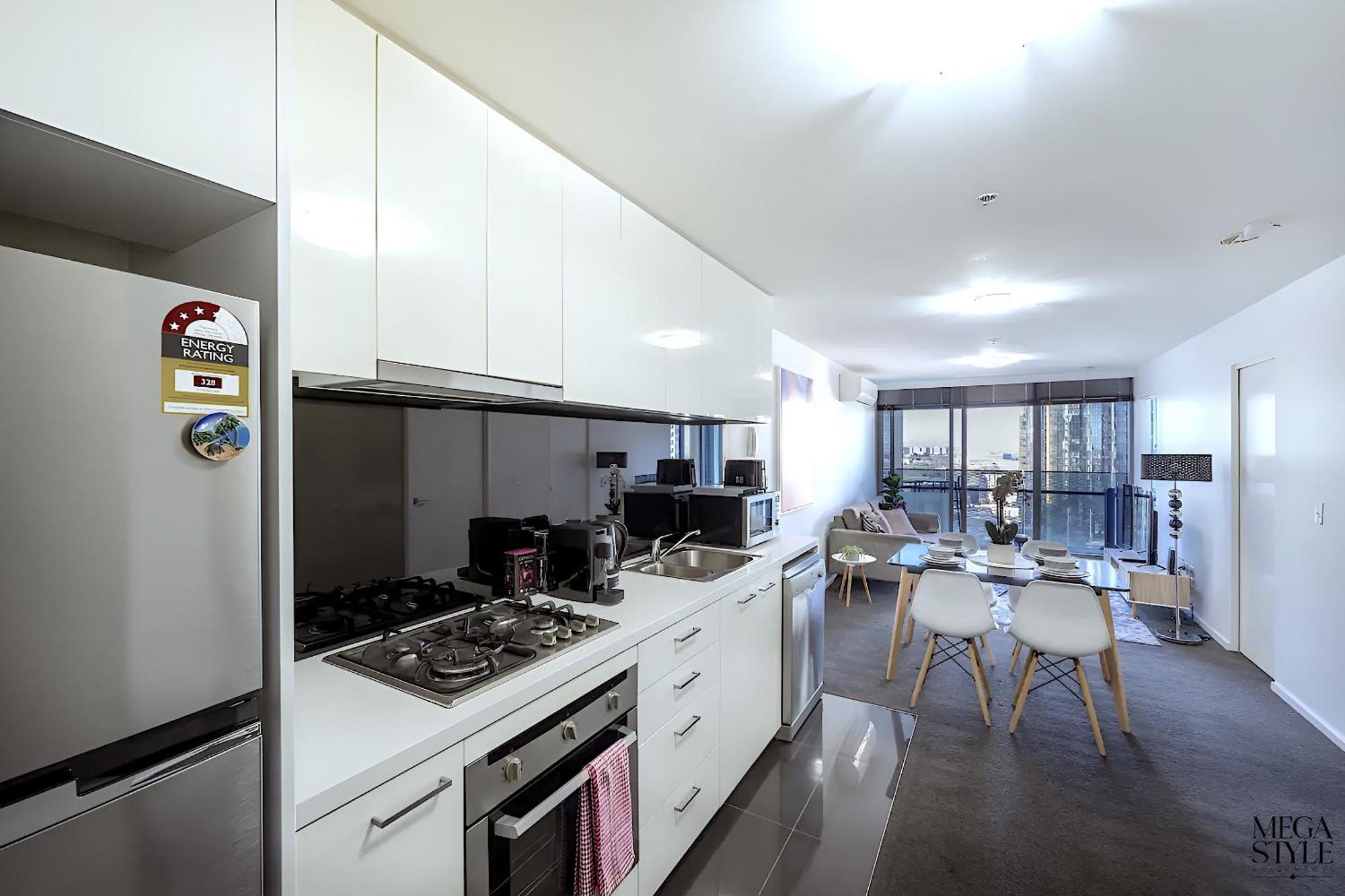 Mega Style Apartments Mainpoint Melbourne Bilik gambar