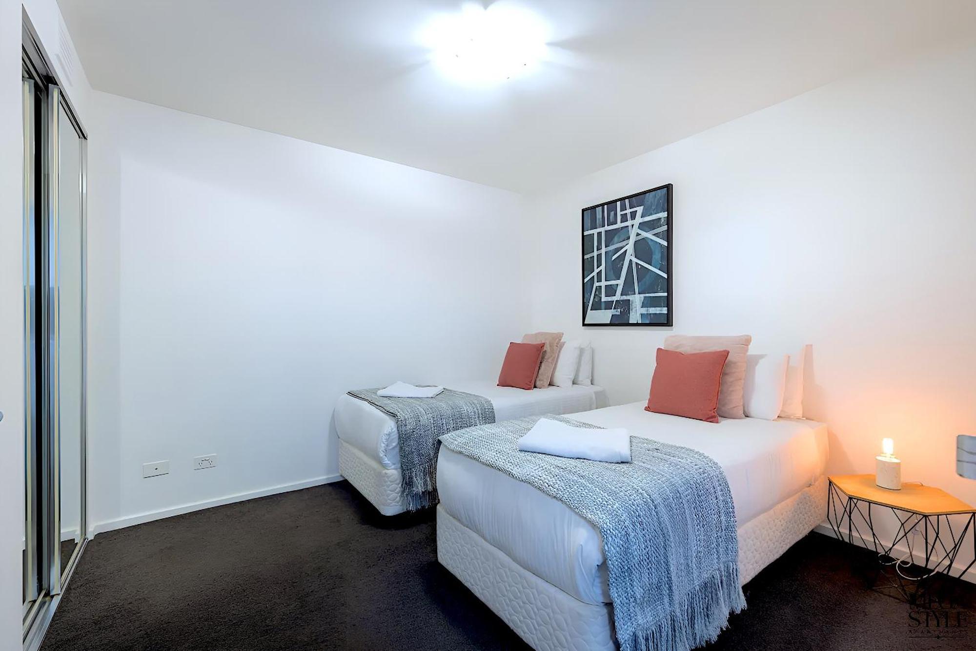Mega Style Apartments Mainpoint Melbourne Bilik gambar