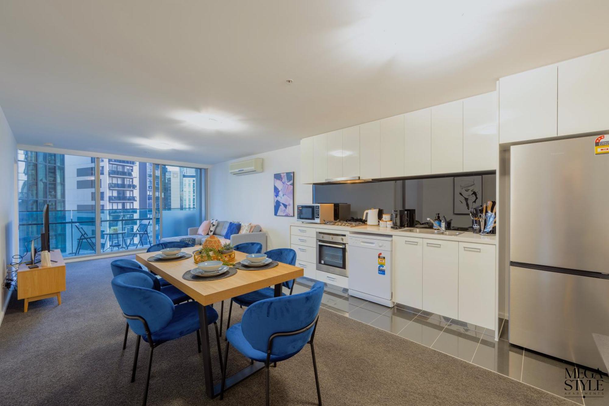 Mega Style Apartments Mainpoint Melbourne Bilik gambar